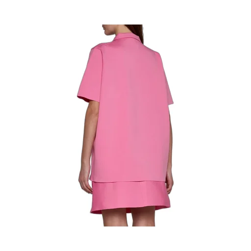 Jil Sander Zip Detailed Straight Hem Polo Top