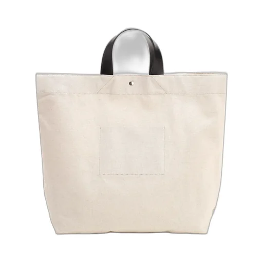 Jil Sander Logo Printed Large Tote Bag