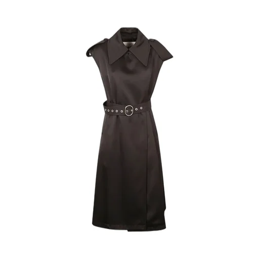 Jil Sander Sleeveless Belted Trench Coat
