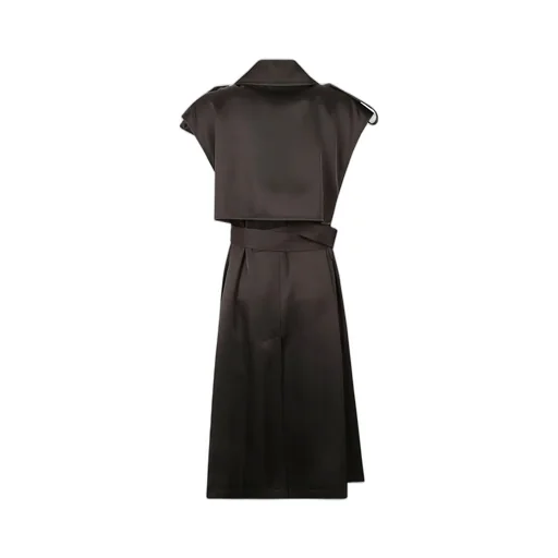 Jil Sander Sleeveless Belted Trench Coat