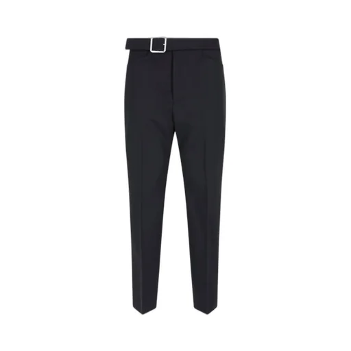 Jil Sander Belted Cropped Trousers