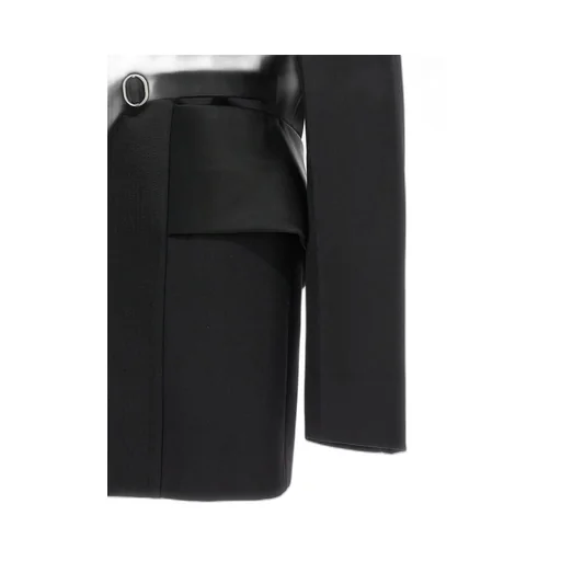 Jil Sander Strap Detailed Asymmetric Jacket