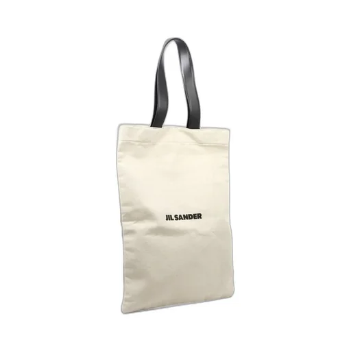 Jil Sander Logo Printed Tote Bag