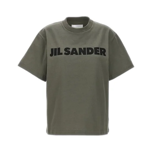 Jil Sander Logo Printed Crewneck T-Shirt