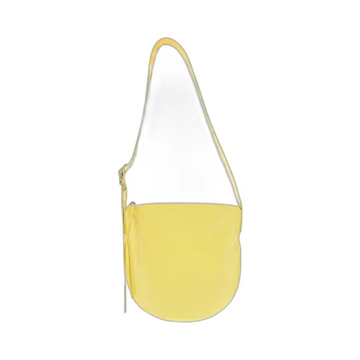Jil Sander	Crinkled Finish Zipped Shoulder Bag