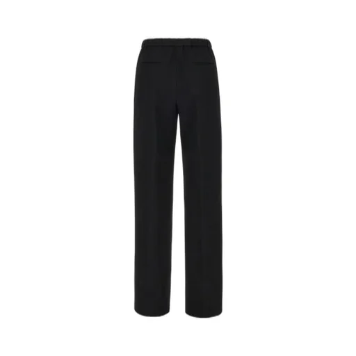Jil Sander Drawstring Straight-Leg Tailored Trousers