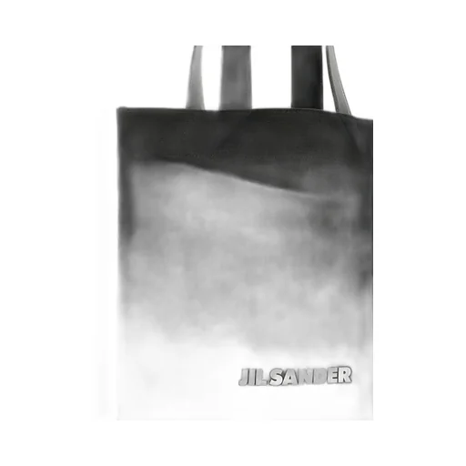 Jil Sander Logo-Print Large Open Top Tote Bag