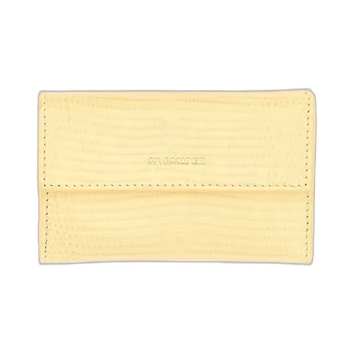 Jil Sander Embossed Foldover Wallet