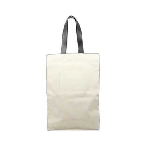 Jil Sander Logo Printed Tote Bag