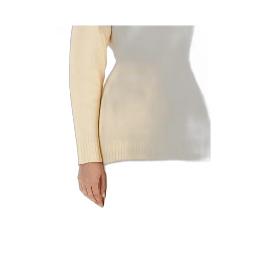 Jil Sander Back Cut-Out Turtleneck Knit Sweater