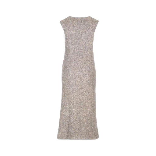 Jil Sander Glitter-Embellished Sleeveless Dress