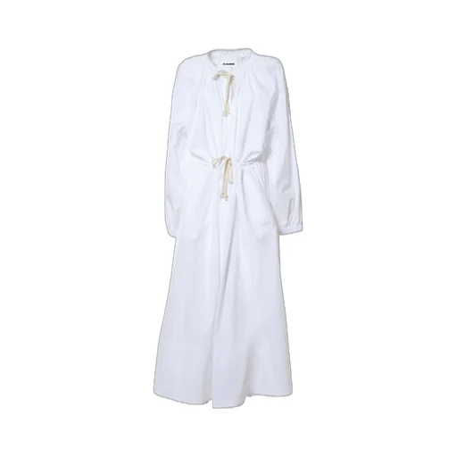 Jil Sander+ Gathered-Detailed Drawstring Fastened Dress