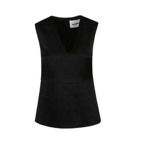 Jil Sander V-Neck Sleeveless Top