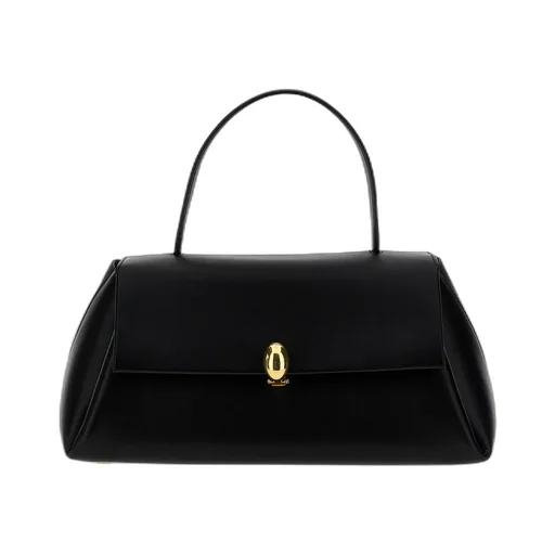 Jil Sander Almond Foldover Top Handle Bag