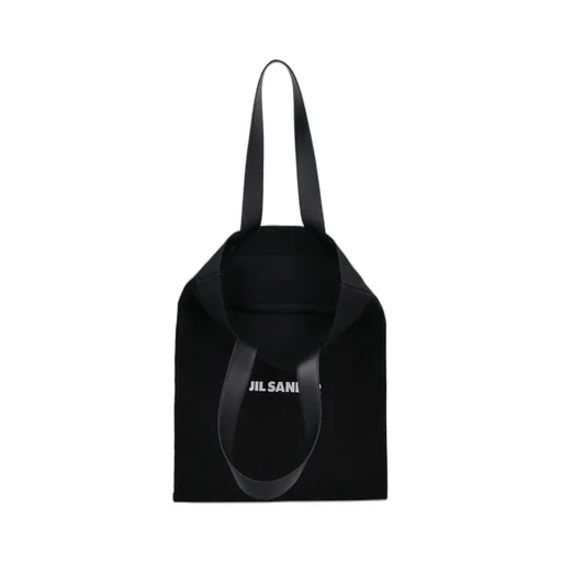 Jil Sander Logo Printed Tote Bag