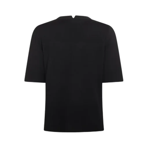 Jil Sander V-Neck Short-Sleeved Knitted Top