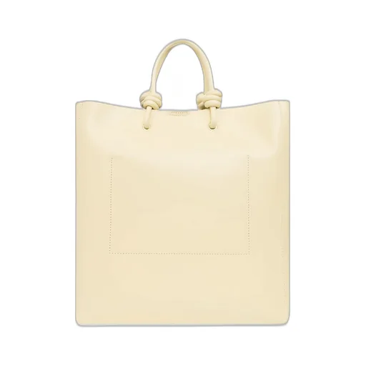 Jil Sander Logo Embossed Knot Detailed Tote Bag