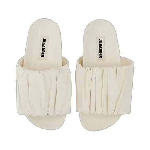 Jil Sander Ruched Platform Sandals