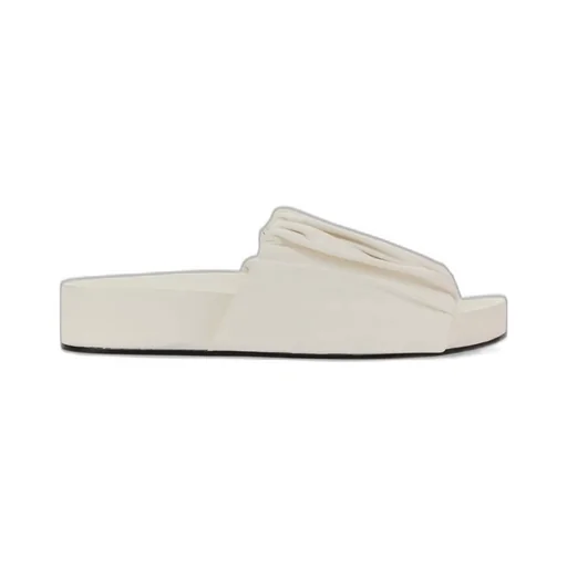 Jil Sander Ruched Platform Sandals