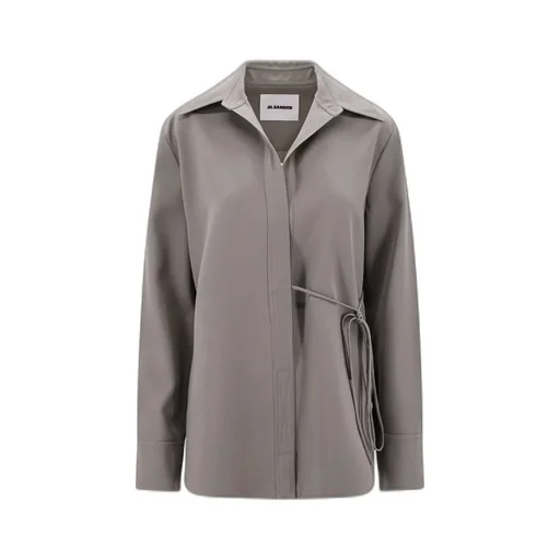 Jil Sander Self-Tie Long-Sleeved Shirt