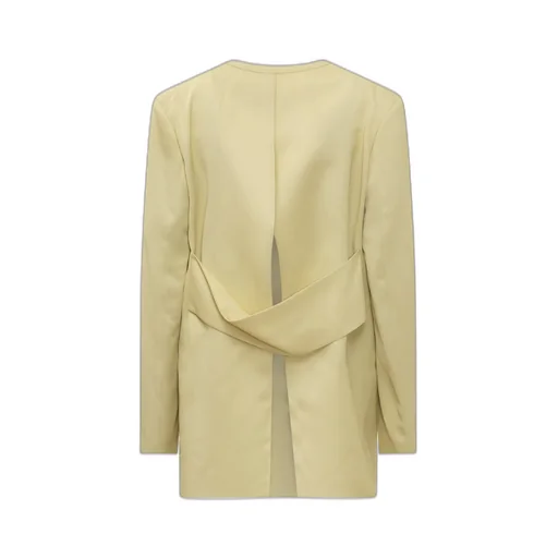 Jil Sander V-Neck Single-Breasted Tailored Blazer