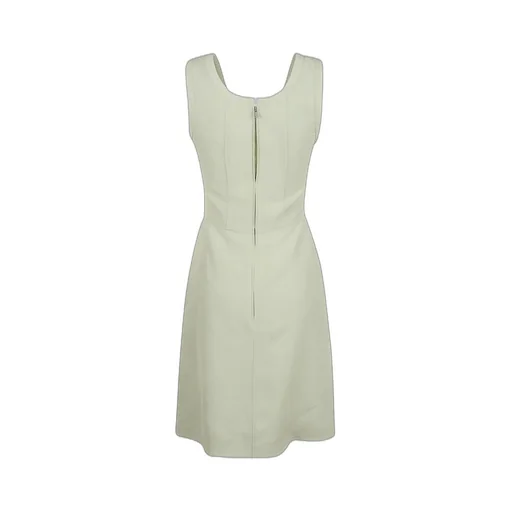 Jil Sander Sleeveless A-Line Zipped Mini Dress