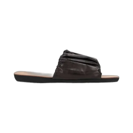 Jil Sander Gathered-Detailed Open-Toe Slides