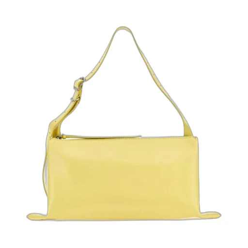 Jil Sander Folded Edge Zipped Medium Shoulder Bag
