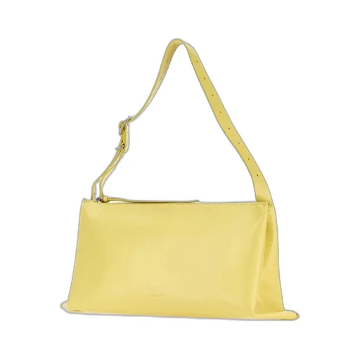 Jil Sander Folded Edge Zipped Medium Shoulder Bag