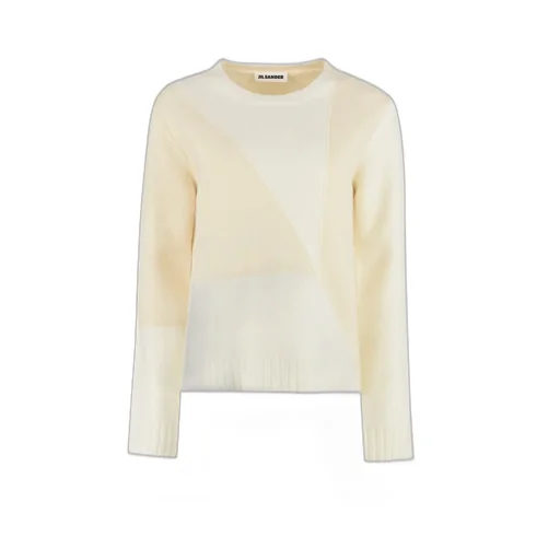 Jil Sander Colour-Blocked Crewneck Knitted Jumper