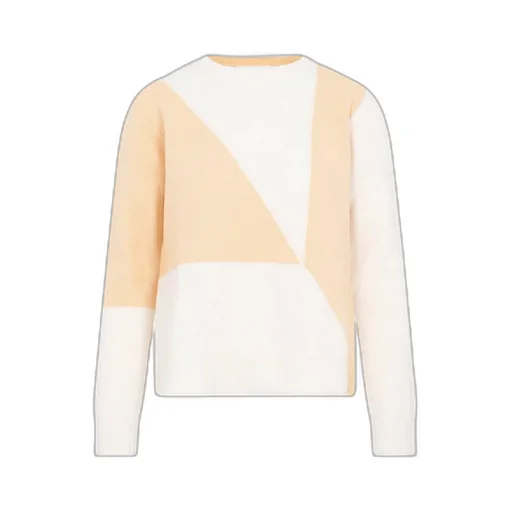 Jil Sander Colour-Blocked Crewneck Knitted Jumper
