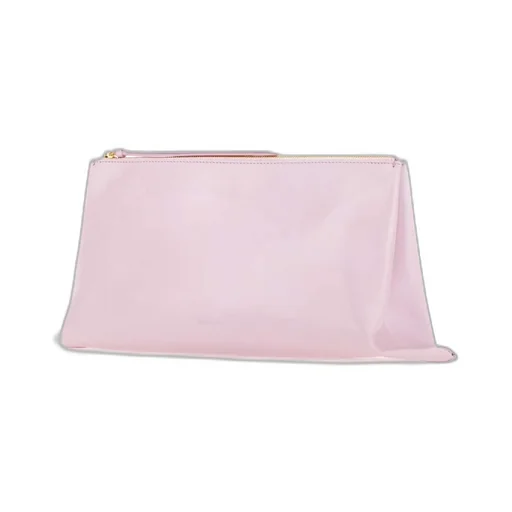 Jil Sander	Logo Embossed Zipped Clutch Bag