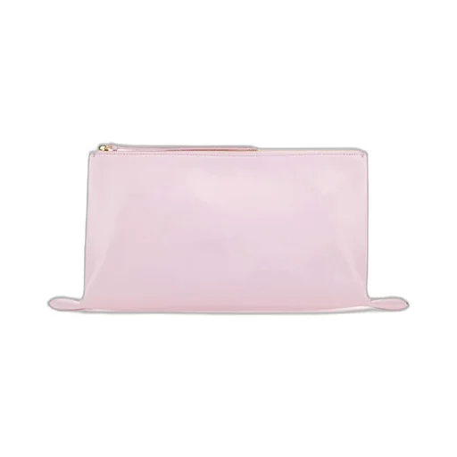 Jil Sander	Logo Embossed Zipped Clutch Bag