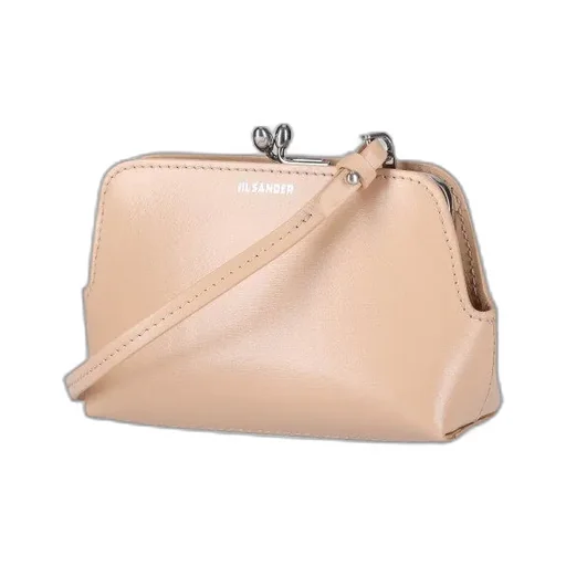 Jil Sander Goji Logo Printed Micro Crossbody Bag