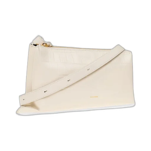 Jil Sander Embossed Logo Printed Crossbody Bag