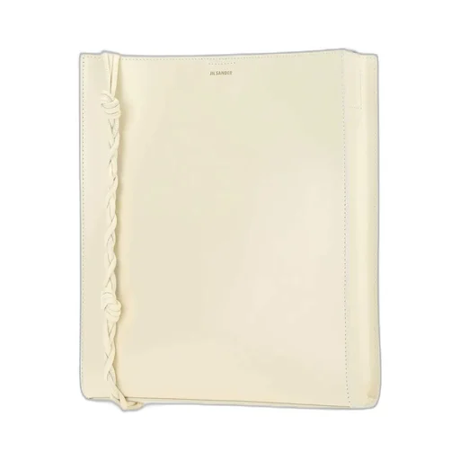 Jil Sander Tangle Logo Embossed Medium Crossbody Bag