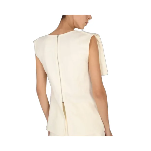 Jil Sander Back-Zipped Sleeveless Top
