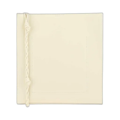 Jil Sander Tangle Logo Embossed Medium Crossbody Bag