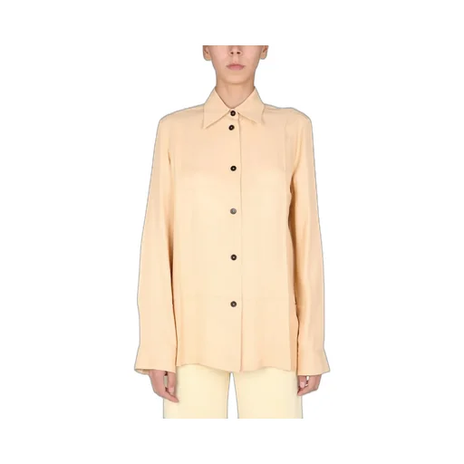 Jil Sander Pointed Collar Button-Up Shirt