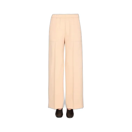 Jil Sander Elasticated Waist Wide Leg Pants