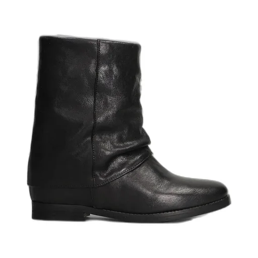 Julie Dee Low Heel Ankle Boots