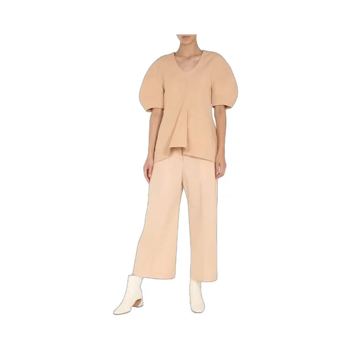 Jil Sander Wide-Leg Cropped Trousers