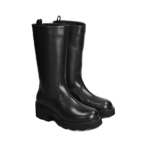 Julie Dee Almond Toe Slip-On Boots