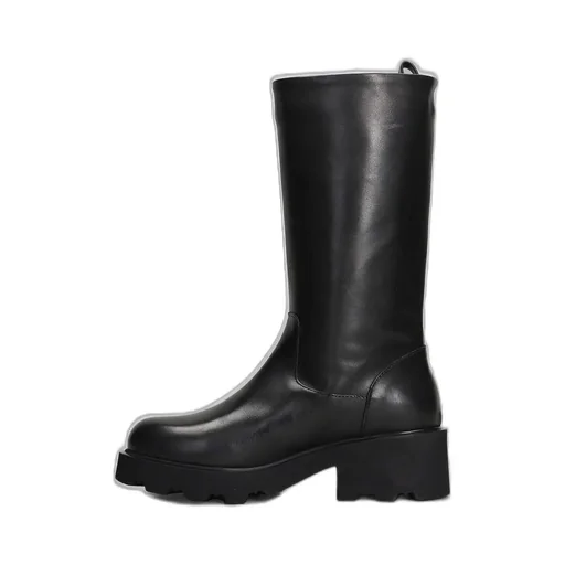 Julie Dee Almond Toe Slip-On Boots