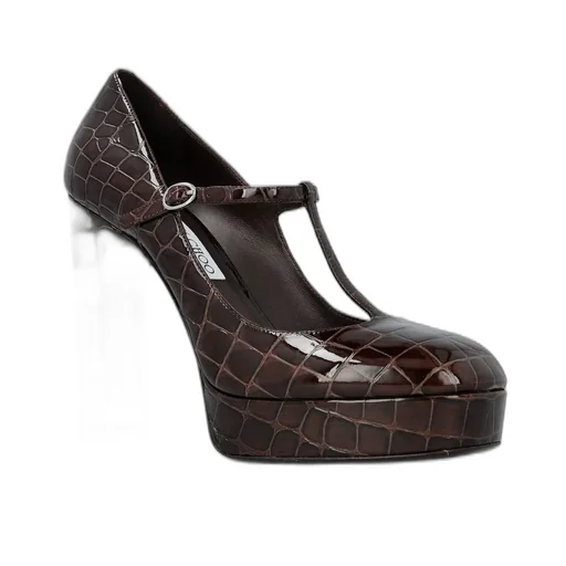 Jimmy Choo Marene Mary Jane 120 Embossed Pumps