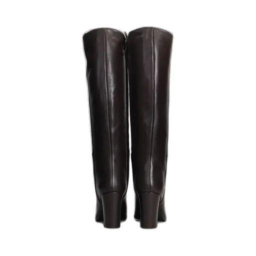 Julie Dee Zipped Block-Heel Boots