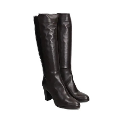 Julie Dee Zipped Block-Heel Boots