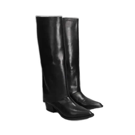 Julie Dee Pointed Toe Block Heel Boots