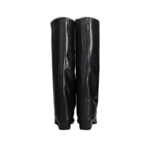 Julie Dee Pointed Toe Block Heel Boots