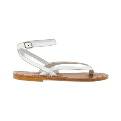 K.Jacques Smyrne Thong Ankle-Strap Flat Sandals